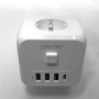 Extension socket with USB chargers