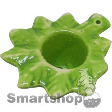 Ceramic nap Hemp leaf